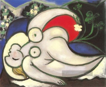  couche Kunst - Frau couchee Marie Therese 1932 kubist Pablo Picasso